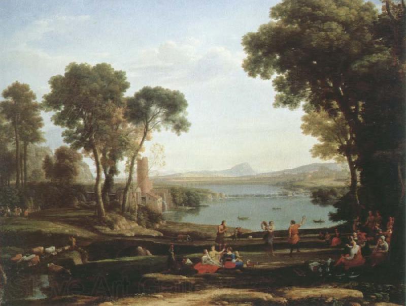 Claude Lorrain landscape with the marriage of lsaac and rebecca Spain oil painting art